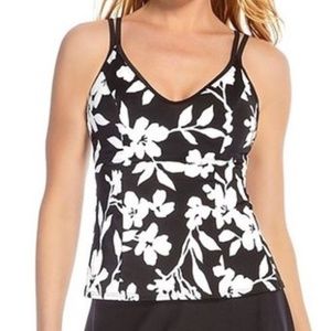 Kirkland Signature By Miraclesuit Tankini Woodland Malibu Top Size 10